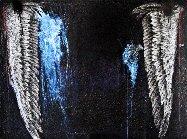 Engel, dichter, wandelaar 2005 Werkstuk door Peter Rosier